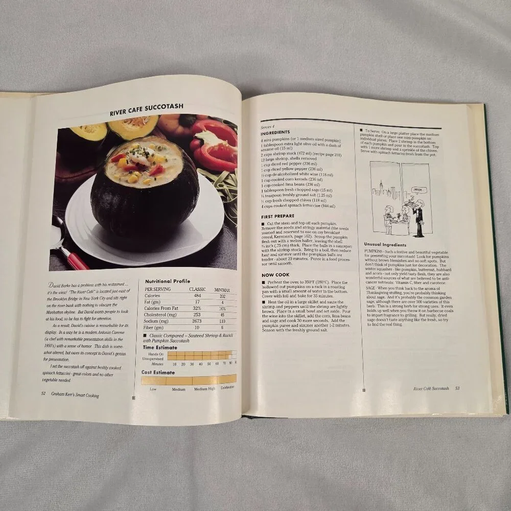 2 Cookbooks - 1. Graham Kerr's Smart Cooking, 2. The Frugal Gourmet